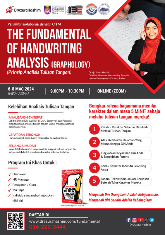The Fundamental of Handwriting Analysis (Graphology)